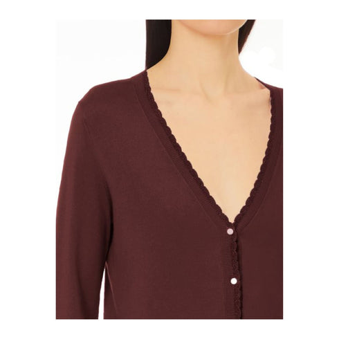 Liu Jo Cardigan Cardigan Donna a V inserti in lurex XS A24 - LIU.JOWF4082MS49I - 91529 - XS - Francavilla Moda